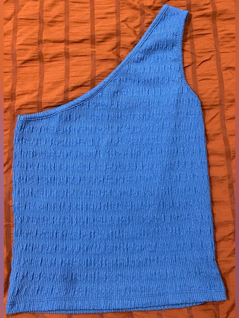 O'Neill Electric Blue One-Shoulder Tank Top